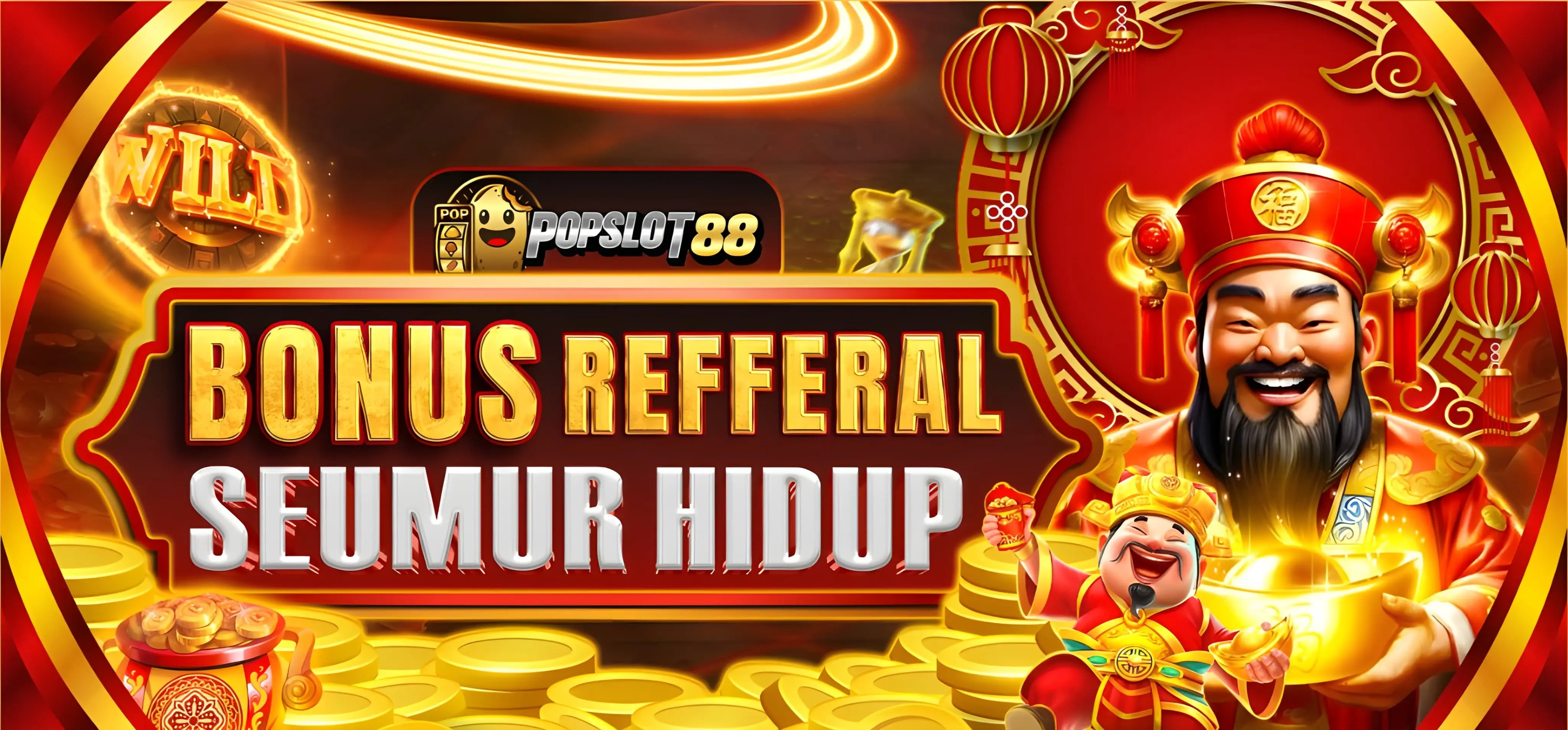 BONUS REFFERAL SEUMUR HIDUP DI POPSLOT88